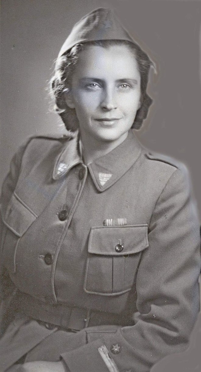 Partizanska zdravnica Franja Bojc Bidovec, gospa Pogum. FOTO: Arhiv Dela
