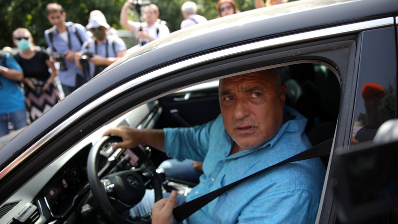 Fotografija: Politična kariera Bojka Borisova je bolj ali manj končana, saj z njim nihče noče v koalicijo.
Foto Spasiyana Sergieva/Reuters