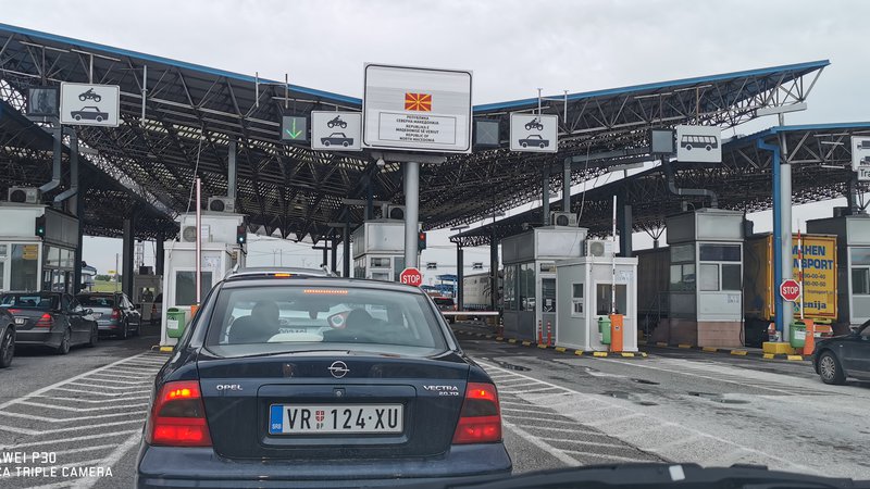 Fotografija: Na mejnem prehodu Preševo med Srbijo in Severno Makedonijo leta 2023 vozilom iz Srbije, Severne Makedonije in Albanije ne bo treba več čakati na pregled. FOTO: Milena Zupanič