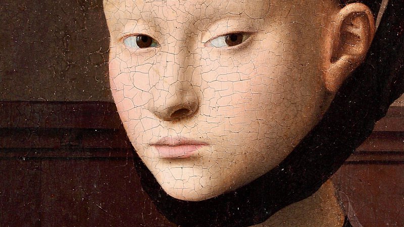 Fotografija: Skrivnostni Portret mlade ženske (ok. 1470) slikarja Petrusa Christusa, ki ga hranijo v Slikarski galeriji v Berlinu, je eden od vrhuncev amsterdamske razstave.
Foto Gemäldegalerie der ­Staatlichen Museen zu Berlin