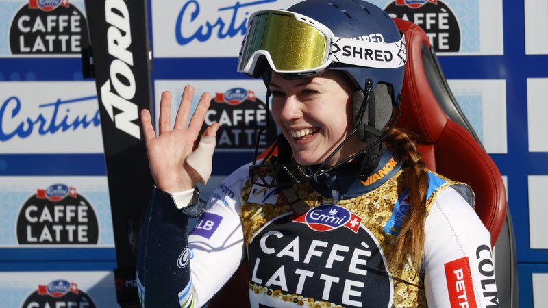 Fotografija: Andreja Slokar je bila nazadnje na svetovnem prvenstvu zadovoljna s 5. mestom v slalomu, poslej pa so njeni cilji še višji. FOTO: Leonhard Föger/Reuters
