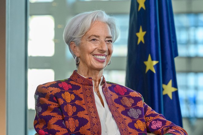 Christine Lagarde, predsednica ECB. FOTO: Andrej Hanzekovic/ECB
