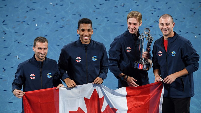 Fotografija: Kanadčani so tretji zmagovalci moštvenega turnijra za pokal ATP v Sydneyju. FOTO: Muhammad Farooq/AFP

