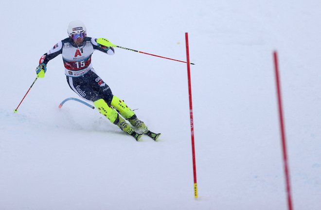 Otočan je osvojil sploh prvo zmago za Veliko Britanijo v alpskem smučanju. FOTO: Lisi Niesner/Reuters
