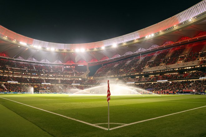 Atleticov štadion Wanda Metropolitano naj bi bil med možnimi prizorišči mundiala 2030. FOTO: Nacho Doce/Reuters
