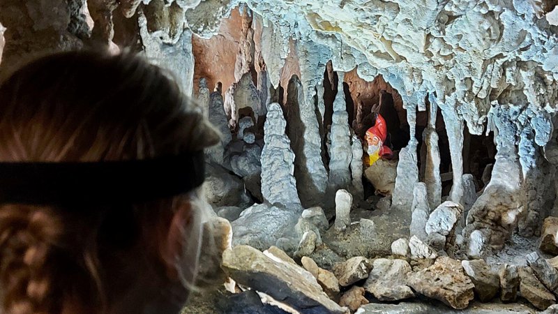 Fotografija: Trajanje ogleda jame skupaj z animacijo je približno 90 minut. FOTO: Lučka Jere
