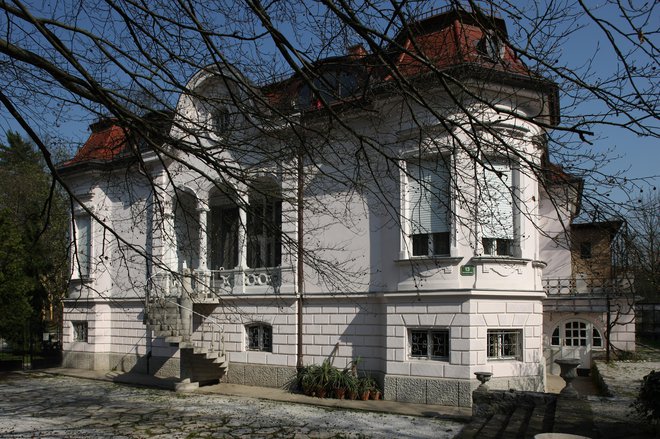 Prelovškova vila s podpisom Jožeta Plečnika je v zadnji seriji postala dom poslovneža Zupeta. FOTO: Damjan Prelovšek
