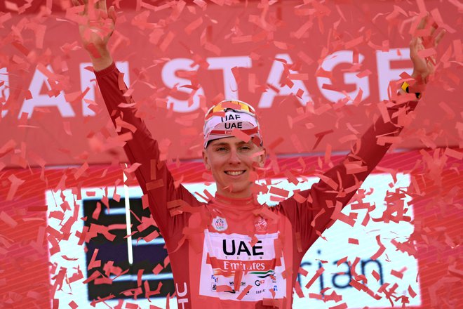 V današnji etapi je bil najhitrejši Belgijec Jasper Philipsen. FOTO: Giuseppe Cacace/AFP
