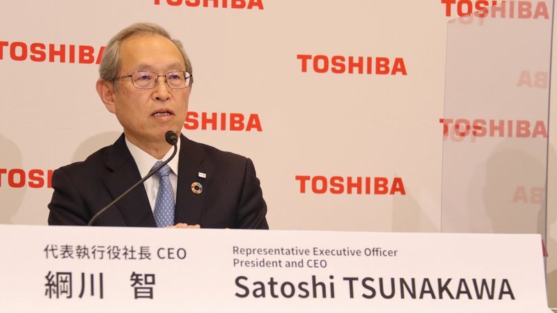 Fotografija:  Satoši Tsunakava ne bo več glavni izvršni direktor korporacije Toshiba. FOTO: Toshiba Corp Via Reuters
