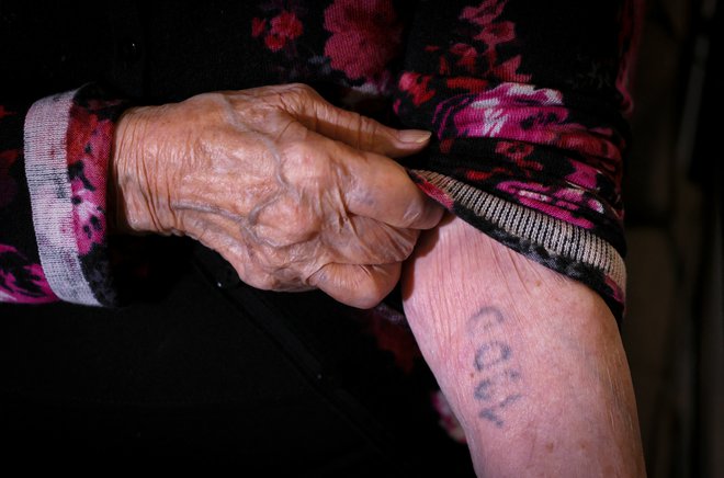 Še ena od preživelih iz Auschwitza, Judith Spielberg Mittelman. FOTO: Mike Segar/Reuters
