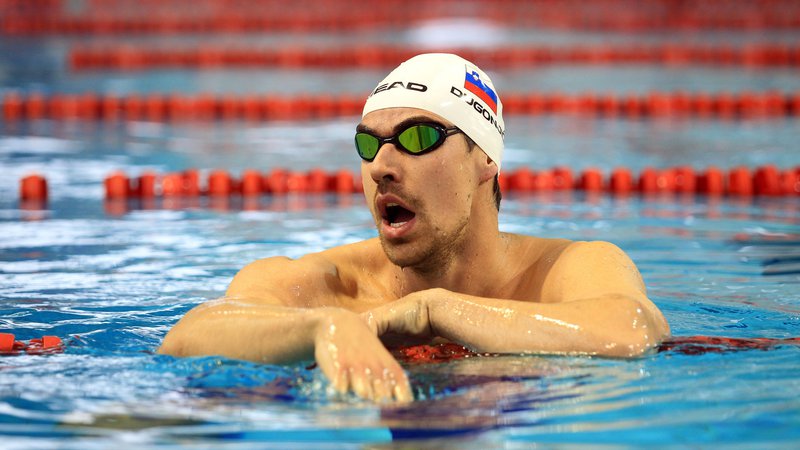 Fotografija: Korošec je zadnji slovenski plavalec z naslovom evropskega prvaka v 50-metrskem bazenu. FOTO: Blaž Samec/Delo
