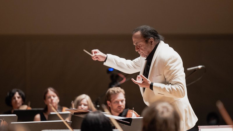 Fotografija: Charles Dutoit je eden od najbolj cenjenih in občudovanih dirigentov. FOTO: Darja Štravs Tisu
