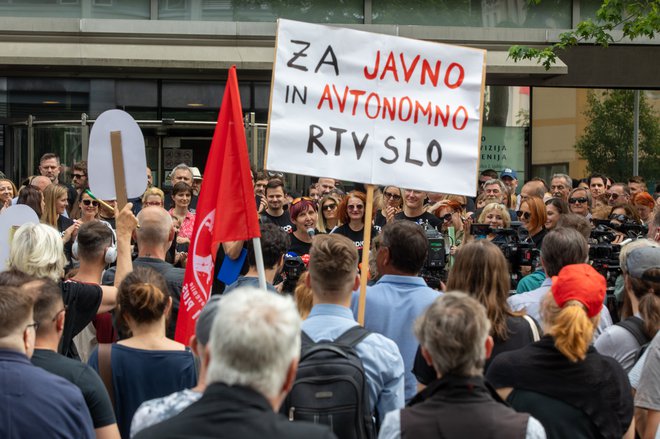 Po mnenju Marka Milosavljevića so slovenski mediji v dokaj dobrem stanju, ko gre za njihovo odločenost, da bodo preživeli. FOTO: Voranc Vogel/Delo
