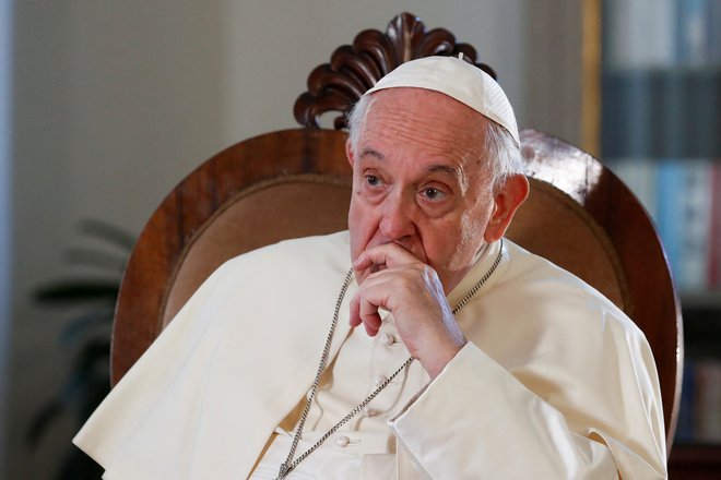 Papež Frančišek. FOTO: Remo Casilli/Reuters
