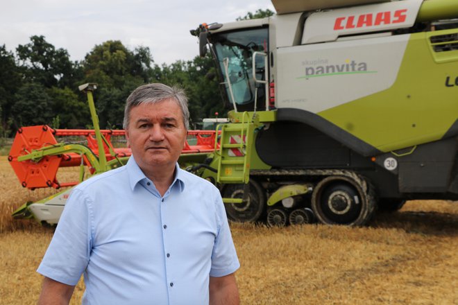 Država naredi premalo za samopreskrbo s hrano, pravi Branko Virag, član uprave Panvite. FOTO: Jože Pojbič

