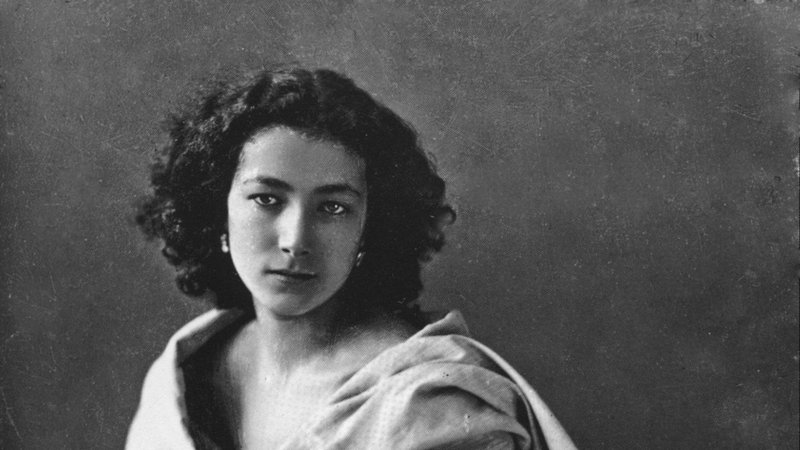 Fotografija: Sarah Bernhardt: »Prečkala sem oceane, s sanjami moje umetnosti v sebi, in to je bil trimuf genialnosti mojega naroda.« Foto Wikipedia
