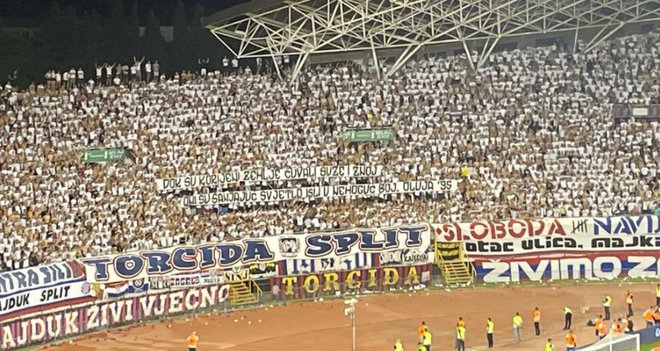 Torcida je priredila izjemno vzdušje. FOTO: NK Hajduk/facebook
