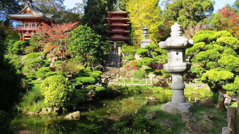 Fotografija: Japonski vrt v parku Golden Gate v San Franciscu vztraja že 128 let. Foto Wikipedija

