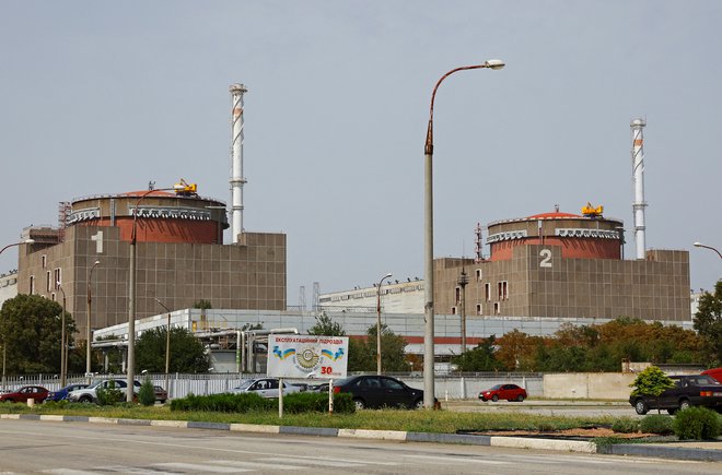 Jedrska elektrarna v Zaporožju. FOTO: Alexander Ermochenko/Reuters
