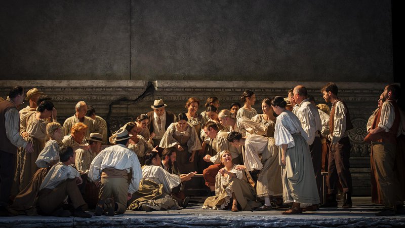 Fotografija: La Giocondo lahko označimo tudi kot ljudsko opero, predvsem po zborih, ki temeljijo na beneških plesih in pesmih. FOTO: Tiberiu Marta

