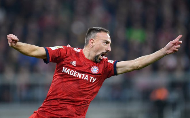 Franck Ribery je največji pečat pustil v Bayernu. FOTO: Andreas Gebert/Reuters
