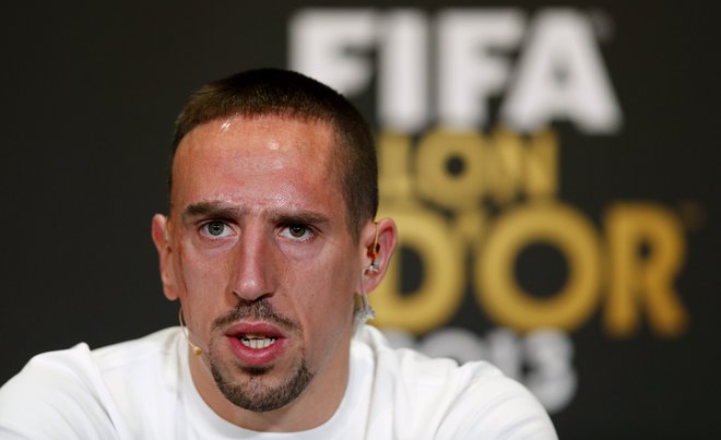 Franck Ribery je bil leta 2013 nominiranec za zlato žogo. FOTO: Arnd Wiegmann/Reuters
