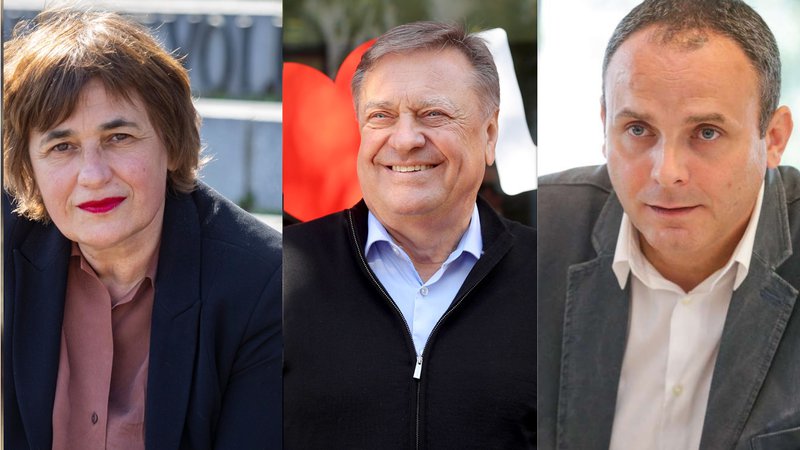 Fotografija: Zoran Janković, ki kandidira za še šesti mandat, naj bi imel najmanj šest izzivalcev, tudi Natašo Sukič in Igorja Horvata. FOTO: Voranc Vogel, Blaž Samec, Anže Malovrh/STA
