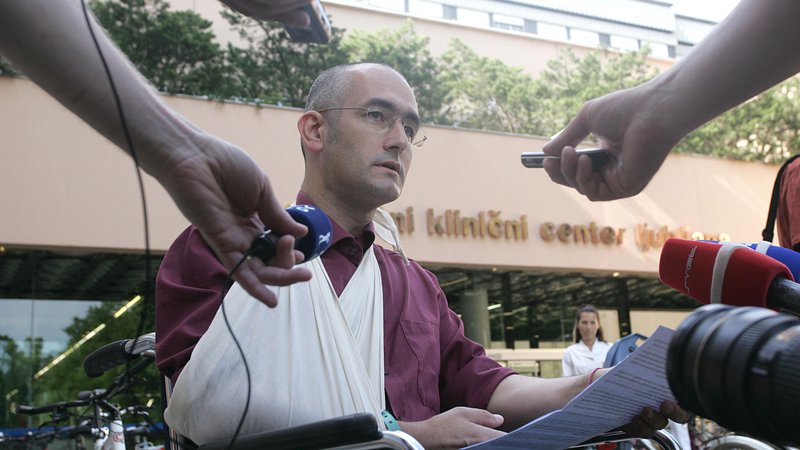 Fotografija: Shenpen Rinpoche je z izmišljeno izjavo, da je bil napaden, pritegnil veliko pozornosti. FOTO: Mavric Pivk/Delo
