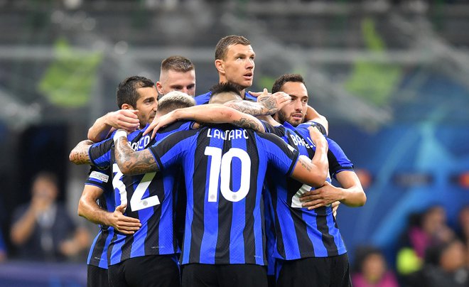 Edin Džeko je zadel dvakrat za Inter. FOTO: Daniele Mascolo/ Reuters
