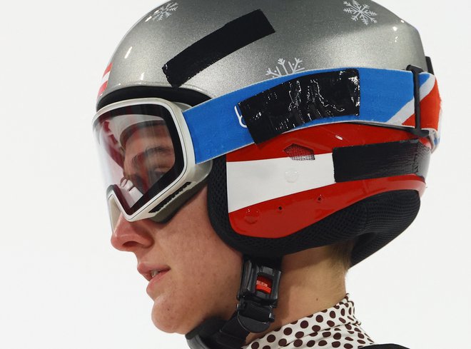 Sophie Sorschag ne bo več skakala pod avstrijsko zastavo. FOTO: Hannah Mckay/Reuters
