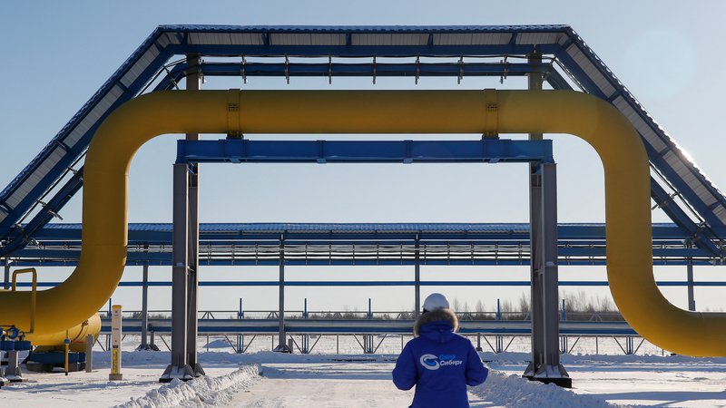 Fotografija: Med razlogi, da Rusija ni bolj občutila ukrepov, je, da skoraj vse leto niso bile vpeljane sankcije na energijo. FOTO: Maxim Shemetov/Reuters
