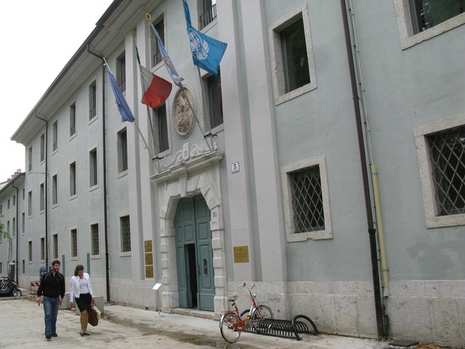 Univerza v Novi Gorici se bo razvijala v obeh občinah, sta se strinjala župana Nove Gorice in Ajdovščine, Samo Turel in Tadej Beočanin. Foto Mavric Pivk
