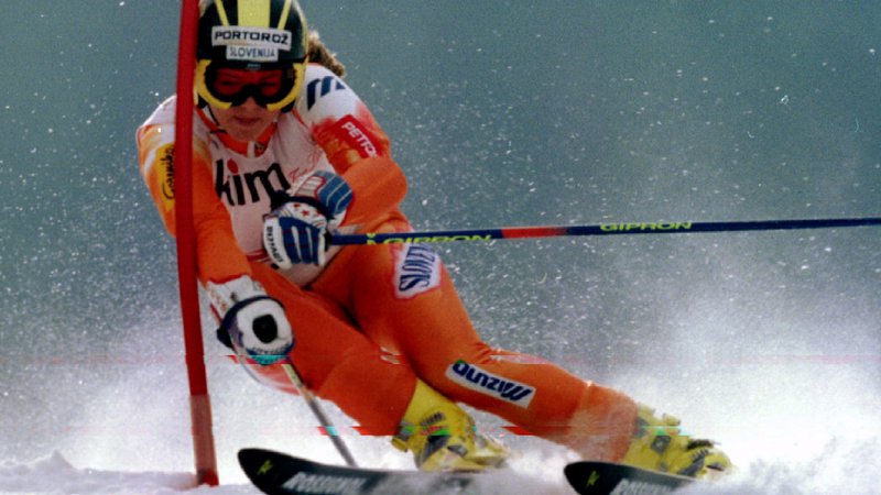 Fotografija: Smučarska reprezentantka z Bleda je blestela zlasti med slalomskimi količki. FOTO: Reuters
