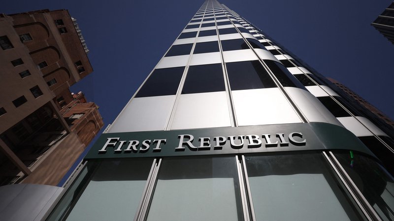 Fotografija: Sedež First Republic Bank v San Franciscu. FOTO: Getty Images via AFP
