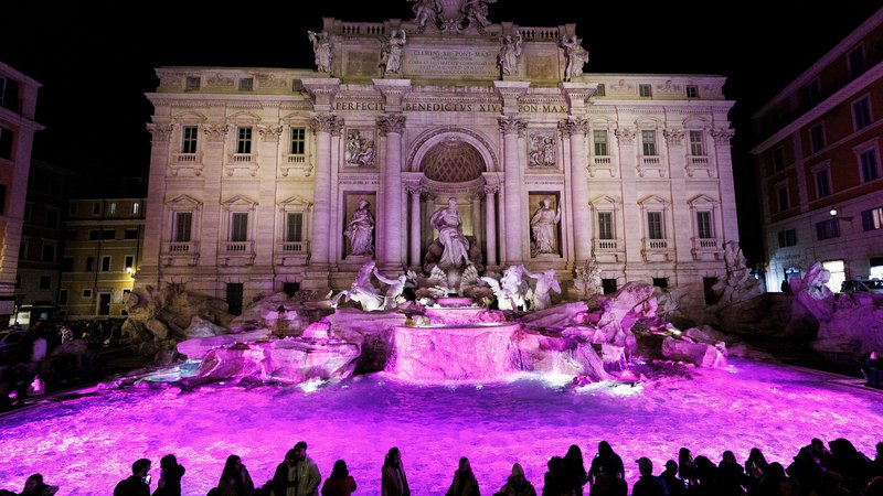 Fotografija: Letos se bo namesto Milana ob koncu Gira v rožnato obarval Rim. Foto Roberto Monaldo/LaPressse