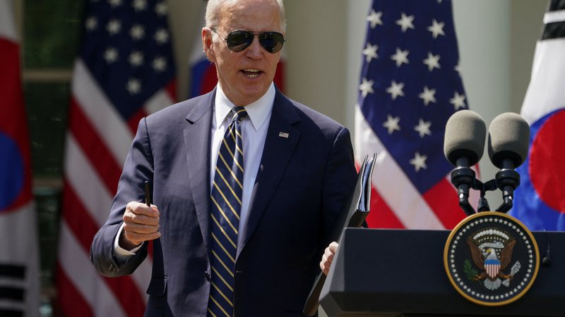 Fotografija: Joe Biden bo znova kandidiral za predsednika ZDA. FOTO: Kevin Lamarque/Reuters