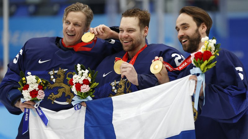 Fotografija: Finski hokejisti bodo storili vse, da ubranijo naslov svetovnih prvakov. FOTO: David W Cerny/Reuters