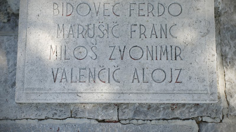 Fotografija: Franjo Marušič, Zvonimir Miloš, Alojz Valenčič in Ferdo Bidovec so umrli v cvetu mladosti pod kar 56 kroglami Mussolinijevih fašistov. FOTO: Jure Eržen
