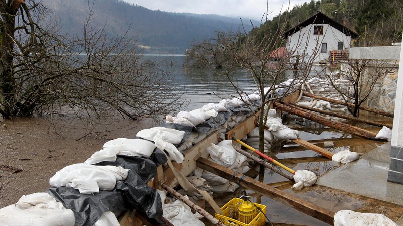 Fotografija: V Sloveniji imamo 86 območij s pomembnim vplivom poplav.  FOTO: Dejan Javornik