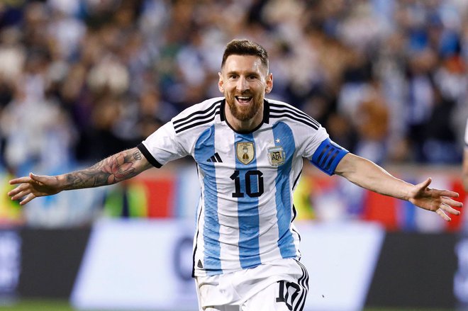 Lionel Messi naj bi za Miami prvič zaigral v petek. FOTO: Andres Kudacki/AFP