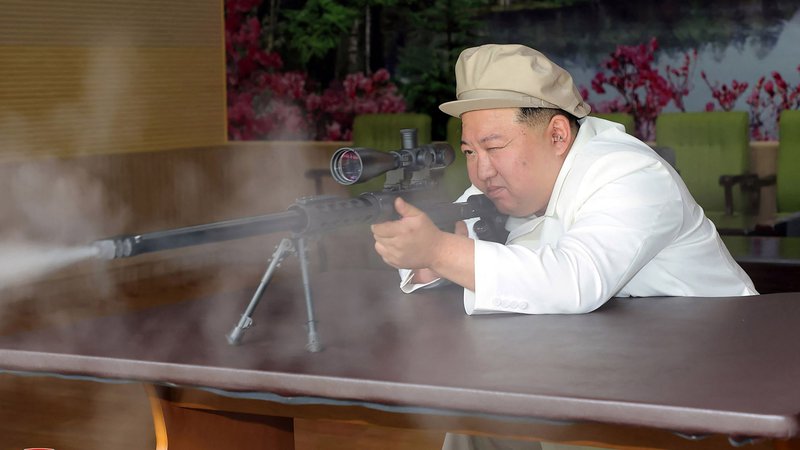 Fotografija: Severnokorejski voditelj Kim Džong Un. FOTO: Str. AFP