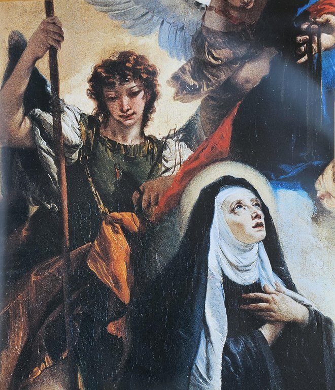 Detajl Marije s pasom Giambattiste Tiepola. Foto Boris Šuligoj