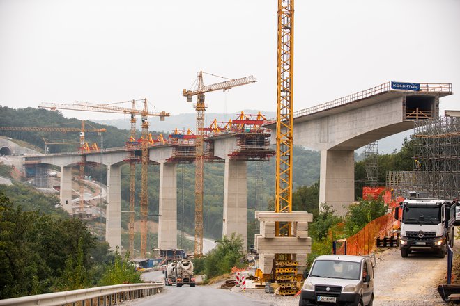 Viadukt Vinjan je tehnično eden najbolj zahtevnih objektov v državi. FOTO: 2TDK