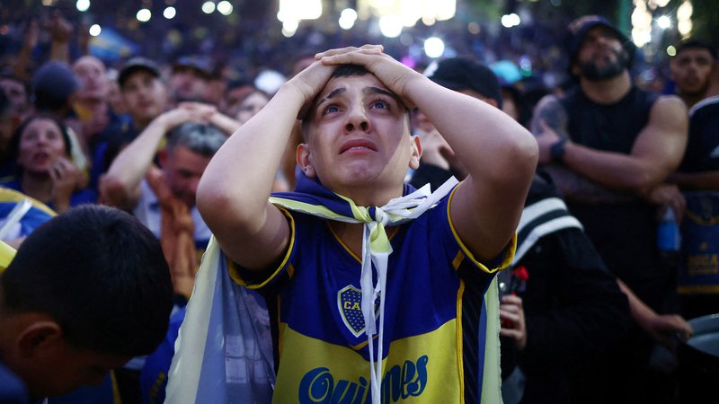 Fotografija: V Brazilijo je pripotovalo več kot 120.000 navijačev Boce. FOTO: Tomas Cuesta/Reuters