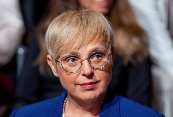 Slovenska predsednica Nataša Pirc Musar. FOTO: Pool via Reuters