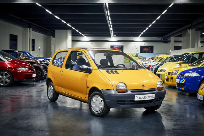 Prvi renault twingo je bil predstavljen leta 1993, izdelovali so ga kar 14 let. FOTO: Renault