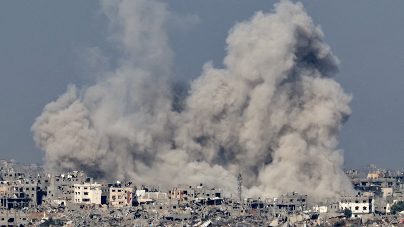 Fotografija: Današnje uničenje v Gazi FOTO: Athit Perawongmetha/Reuters