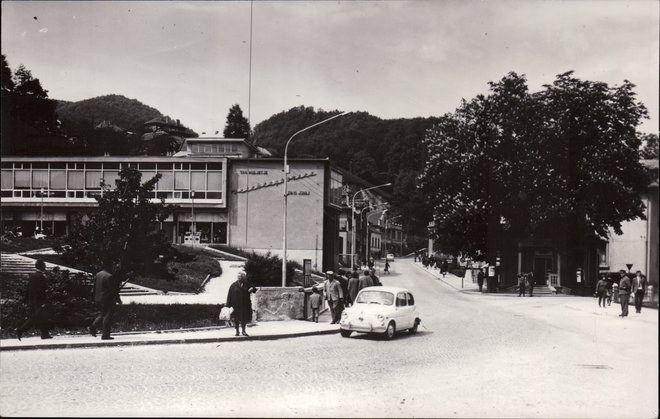Pogled na veleblagovnico Trbovlje, odprto leta 1959. FOTO: Arhiv ZMT