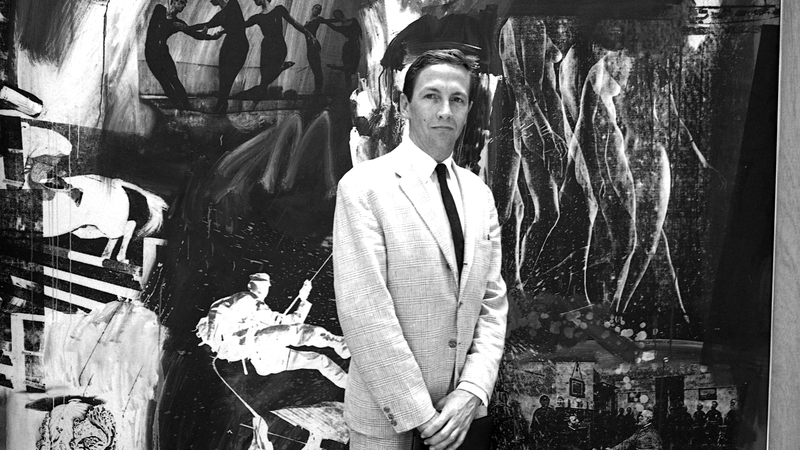 Fotografija: Robert Rauschenberg je leta 1964 nepričakovano postal za nekatere sporni zvezdnik Beneškega bienala. FOTO:  WomenMakeMovies