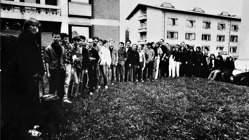 Fotografija: Srečanje ob 20-letnici Radia Študent leta 1989. FOTO: arhiv RŠ